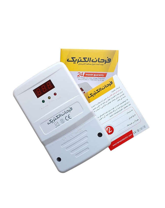 محافظ ولتاژ 40 آمپر ورودی (زیر کنتوری) فرحان الکتریک